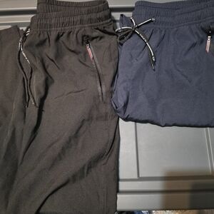 Black and Blue Jogger Pants- Men Small